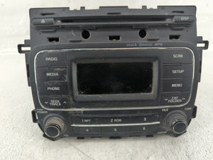 2014-2016 Kia Forte Radio AM FM Cd Player Receiver Replacement P/N:96170-A717WK Fits 2014 2015 2016 OEM Used Auto Parts