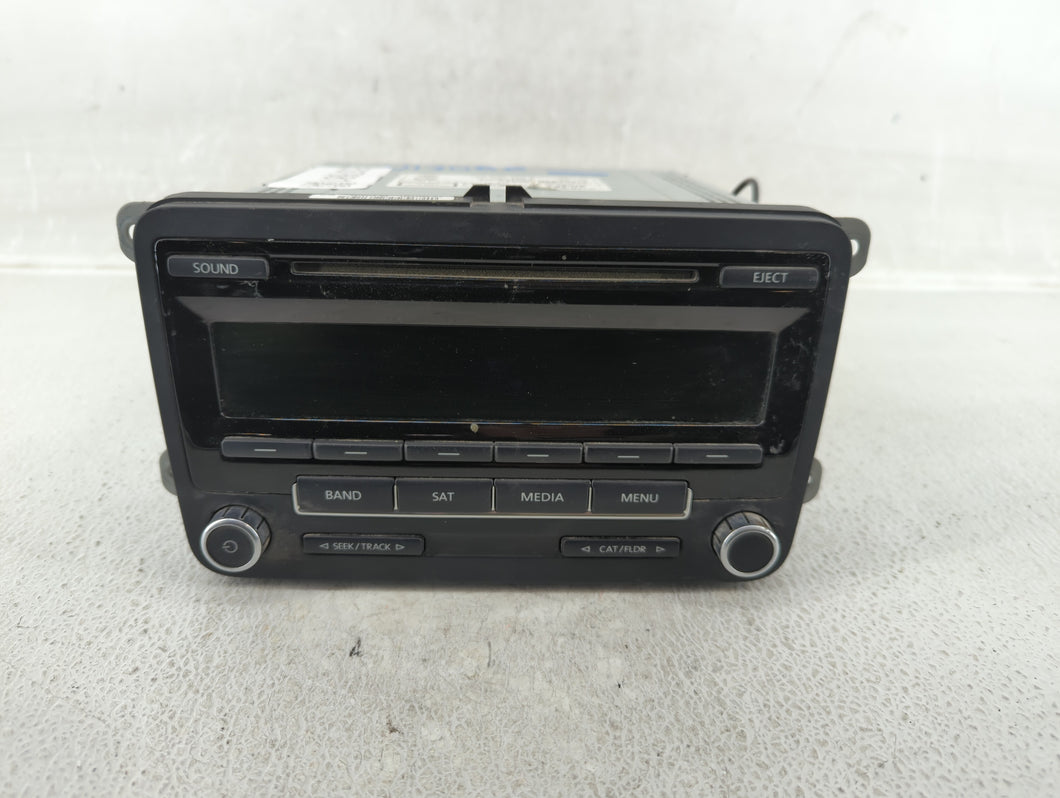 2013-2015 Volkswagen Passat Radio AM FM Cd Player Receiver Replacement P/N:1K0 035 164 F Fits 2013 2014 2015 2016 2017 OEM Used Auto Parts