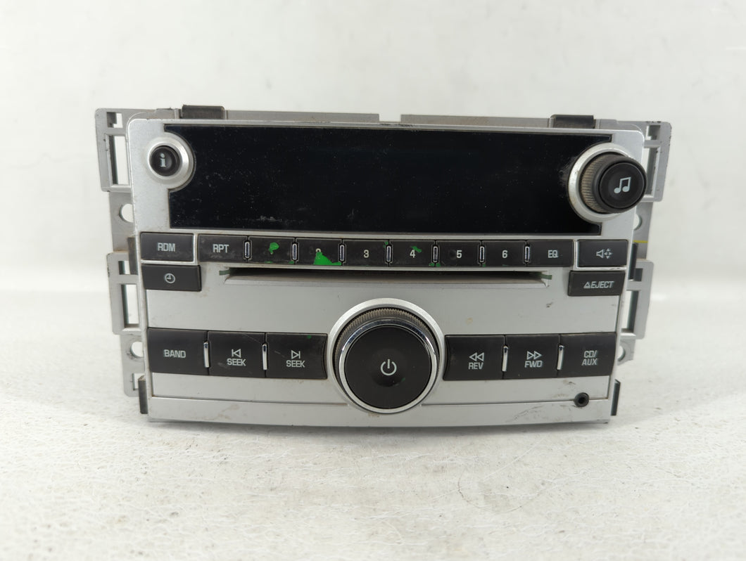 2009-2012 Chevrolet Malibu Radio AM FM Cd Player Receiver Replacement P/N:25833636 Fits 2009 2010 2011 2012 OEM Used Auto Parts