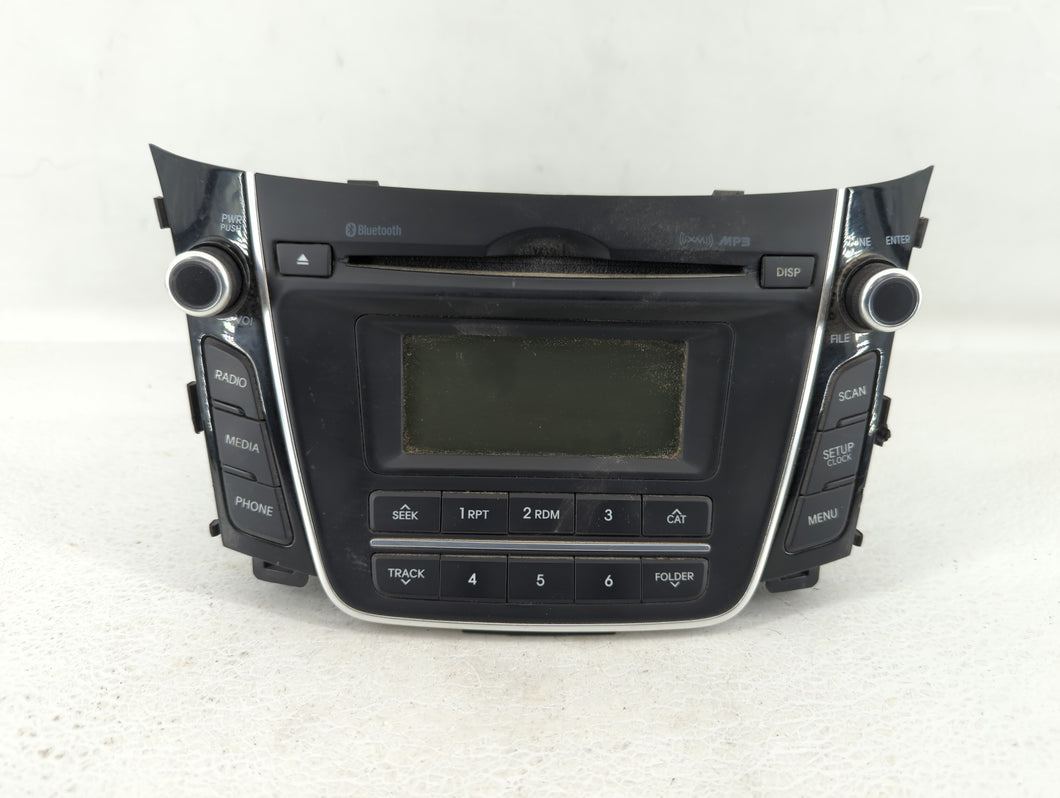 2014-2015 Hyundai Elantra Radio AM FM Cd Player Receiver Replacement P/N:96170-A5160GU Fits 2014 2015 OEM Used Auto Parts