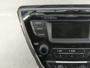 2014-2015 Hyundai Elantra Radio AM FM Cd Player Receiver Replacement Fits 2014 2015 OEM Used Auto Parts