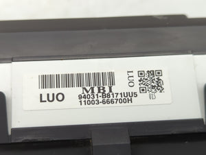 2017-2018 Hyundai Santa Fe Instrument Cluster Speedometer Gauges P/N:94031-B8171UU5 Fits 2017 2018 OEM Used Auto Parts