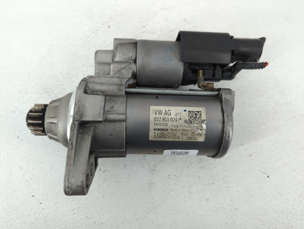 2015-2021 Volkswagen Jetta Car Starter Motor Solenoid OEM P/N:02Z 911 024 F Fits 2015 2016 2017 2018 2019 2020 2021 OEM Used Auto Parts