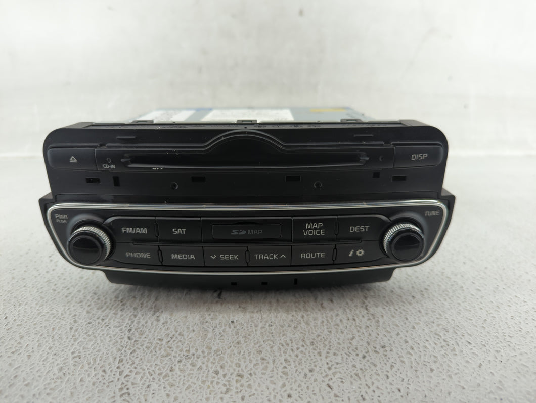 2014-2015 Kia Cadenza Radio AM FM Cd Player Receiver Replacement P/N:96560-3R107 Fits 2014 2015 OEM Used Auto Parts