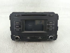 2015-2016 Kia Sedona Radio AM FM Cd Player Receiver Replacement P/N:96180-A9800WAC Fits 2015 2016 OEM Used Auto Parts