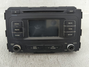 2015-2016 Kia Sedona Radio AM FM Cd Player Receiver Replacement P/N:96180-A9800WAC Fits 2015 2016 OEM Used Auto Parts