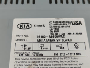 2015-2016 Kia Sedona Radio AM FM Cd Player Receiver Replacement P/N:96180-A9800WAC Fits 2015 2016 OEM Used Auto Parts