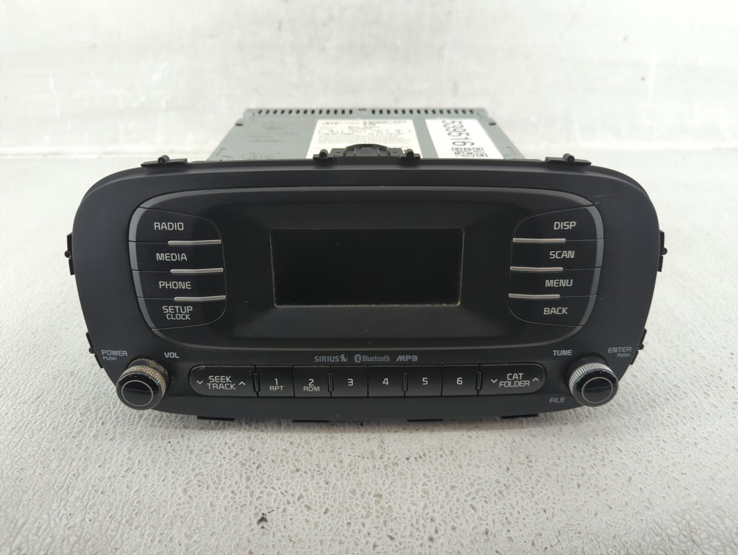 2014-2016 Kia Soul Radio AM FM Cd Player Receiver Replacement P/N:96170-B2090CA Fits 2014 2015 2016 OEM Used Auto Parts