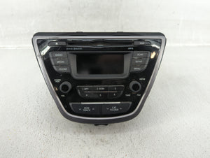 2013 Hyundai Elantra Radio AM FM Cd Player Receiver Replacement P/N:96170-3X165RA5 Fits OEM Used Auto Parts