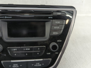 2013 Hyundai Elantra Radio AM FM Cd Player Receiver Replacement P/N:96170-3X165RA5 Fits OEM Used Auto Parts