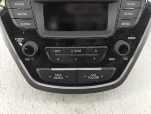 2013 Hyundai Elantra Radio AM FM Cd Player Receiver Replacement P/N:96170-3X165RA5 Fits OEM Used Auto Parts