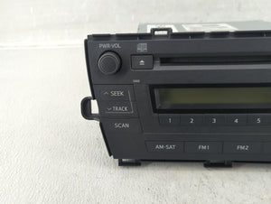 2010-2011 Toyota Prius Radio AM FM Cd Player Receiver Replacement P/N:86120-47290 Fits 2010 2011 OEM Used Auto Parts