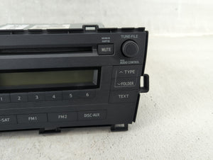 2010-2011 Toyota Prius Radio AM FM Cd Player Receiver Replacement P/N:86120-47290 Fits 2010 2011 OEM Used Auto Parts