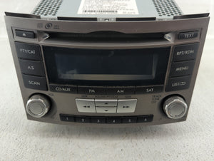 2012-2014 Subaru Legacy Radio AM FM Cd Player Receiver Replacement P/N:86201AJ61A Fits 2012 2013 2014 OEM Used Auto Parts