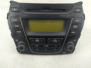 2013-2014 Hyundai Santa Fe Radio AM FM Cd Player Receiver Replacement P/N:96180-4Z1004X Fits 2013 2014 OEM Used Auto Parts