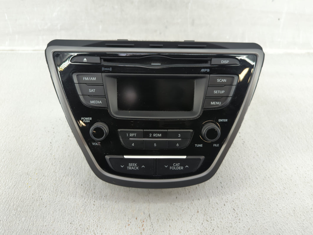 2014-2016 Hyundai Elantra Radio AM FM Cd Player Receiver Replacement P/N:96170-3X156GU Fits 2014 2015 2016 OEM Used Auto Parts