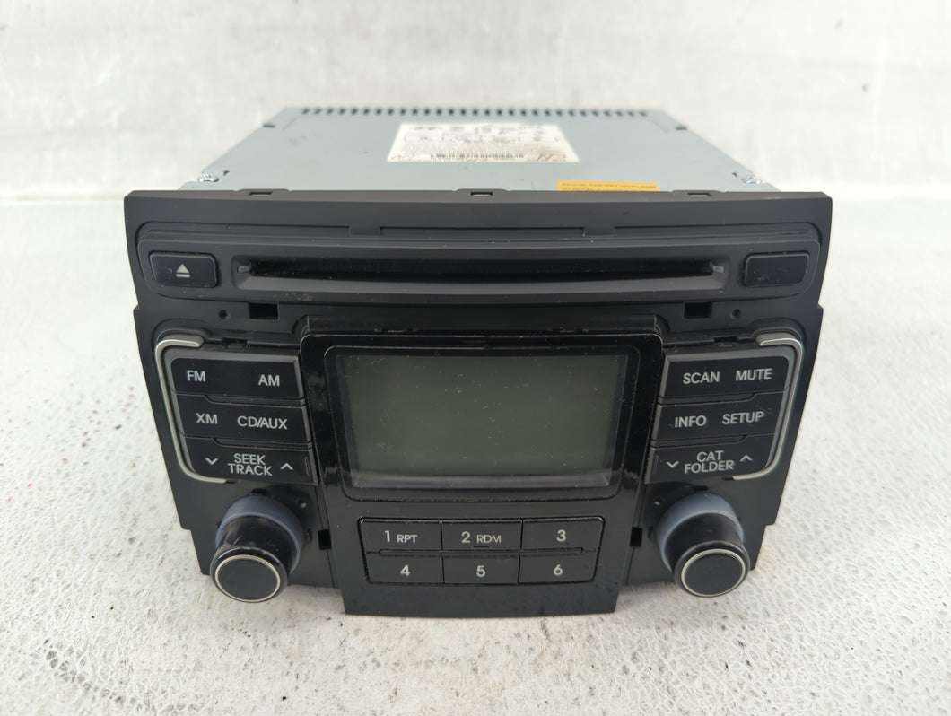 2011 Hyundai Sonata Radio AM FM Cd Player Receiver Replacement P/N:96180-3Q001 96180-3Q000 Fits OEM Used Auto Parts