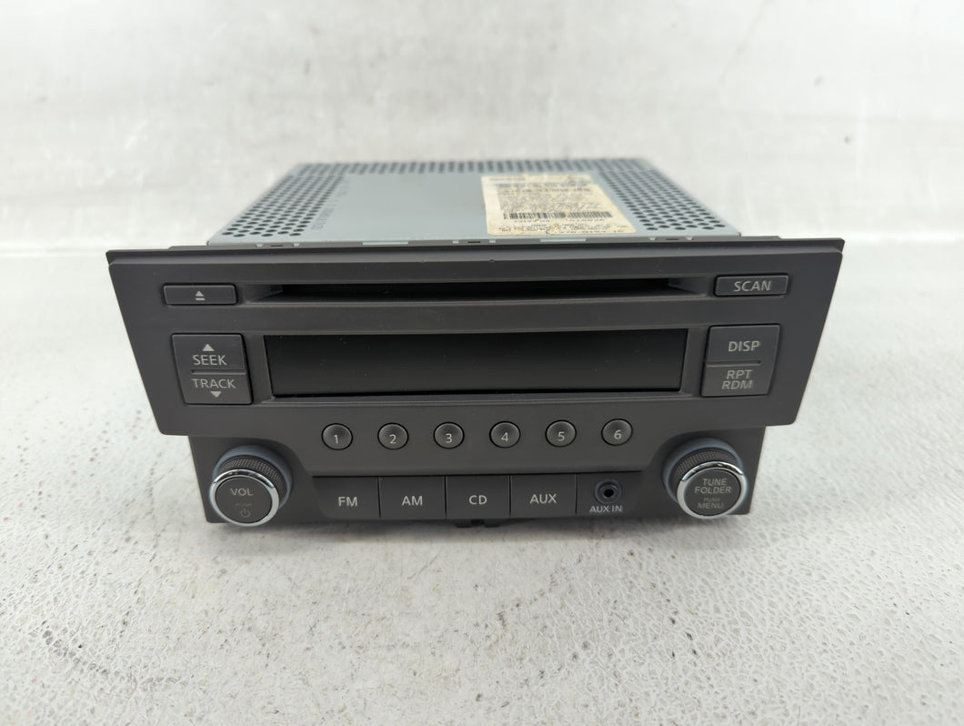 2013-2014 Nissan Sentra Radio AM FM Cd Player Receiver Replacement P/N:28185 3RA2A 28185 3RA2D Fits 2013 2014 OEM Used Auto Parts