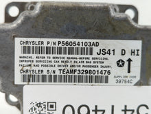 2007-2010 Chrysler Sebring Chassis Control Module Ccm Bcm Body Control