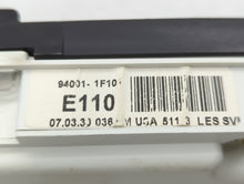 2007 Kia Sportage Instrument Cluster Speedometer Gauges P/N:94001-1F101 Fits OEM Used Auto Parts