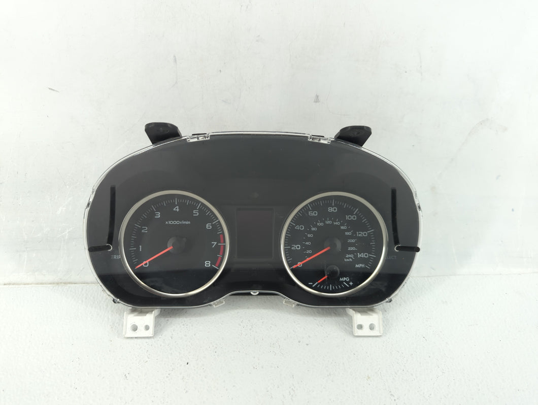 2017 Subaru Xv Instrument Cluster Speedometer Gauges P/N:85004FJ170 Fits OEM Used Auto Parts