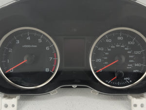 2017 Subaru Xv Instrument Cluster Speedometer Gauges P/N:85004FJ170 Fits OEM Used Auto Parts