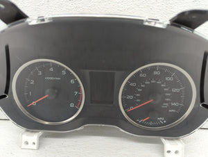 2016 Subaru Impreza Instrument Cluster Speedometer Gauges P/N:85004FJ160 8500IFJ580 Fits OEM Used Auto Parts