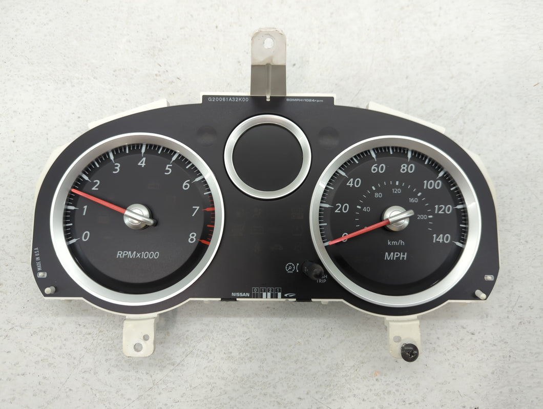 2010 Nissan Sentra Instrument Cluster Speedometer Gauges P/N:24810ZT70A 24810ZT70R Fits OEM Used Auto Parts