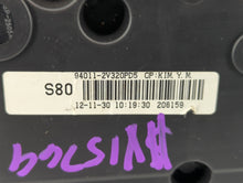 2012-2015 Hyundai Veloster Instrument Cluster Speedometer Gauges P/N:94011-2V320PD5 94001-2V321RDR Fits 2012 2013 2014 2015 OEM Used Auto Parts
