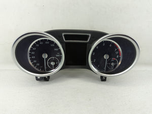 2014 Mercedes-Benz Ml350 Instrument Cluster Speedometer Gauges P/N:A166 900 69 10 Fits OEM Used Auto Parts
