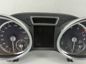 2014 Mercedes-Benz Ml350 Instrument Cluster Speedometer Gauges P/N:A166 900 69 10 Fits OEM Used Auto Parts