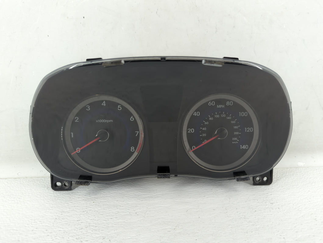 2012-2013 Hyundai Accent Instrument Cluster Speedometer Gauges P/N:94001-1R510 Fits 2012 2013 OEM Used Auto Parts