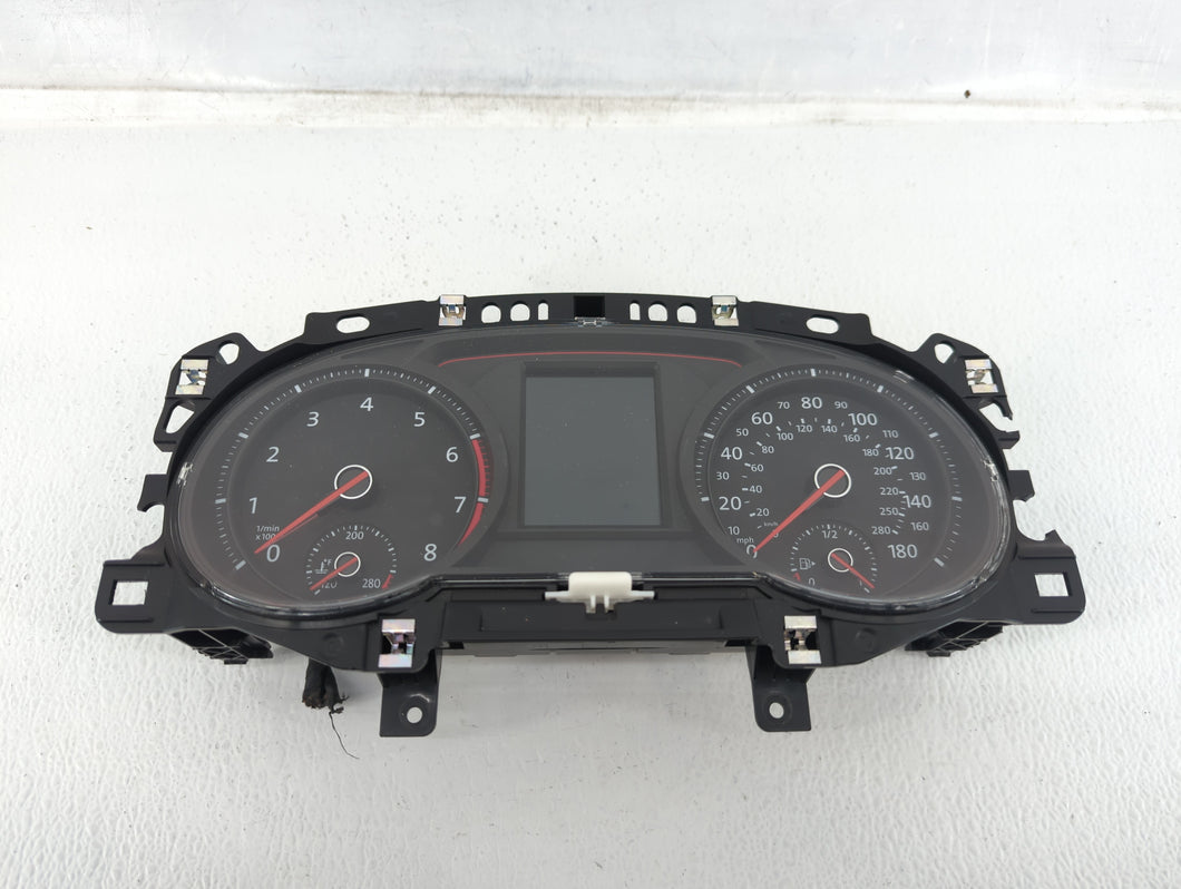 2017 Volkswagen Golf Instrument Cluster Speedometer Gauges P/N:5G1920 856B Fits OEM Used Auto Parts