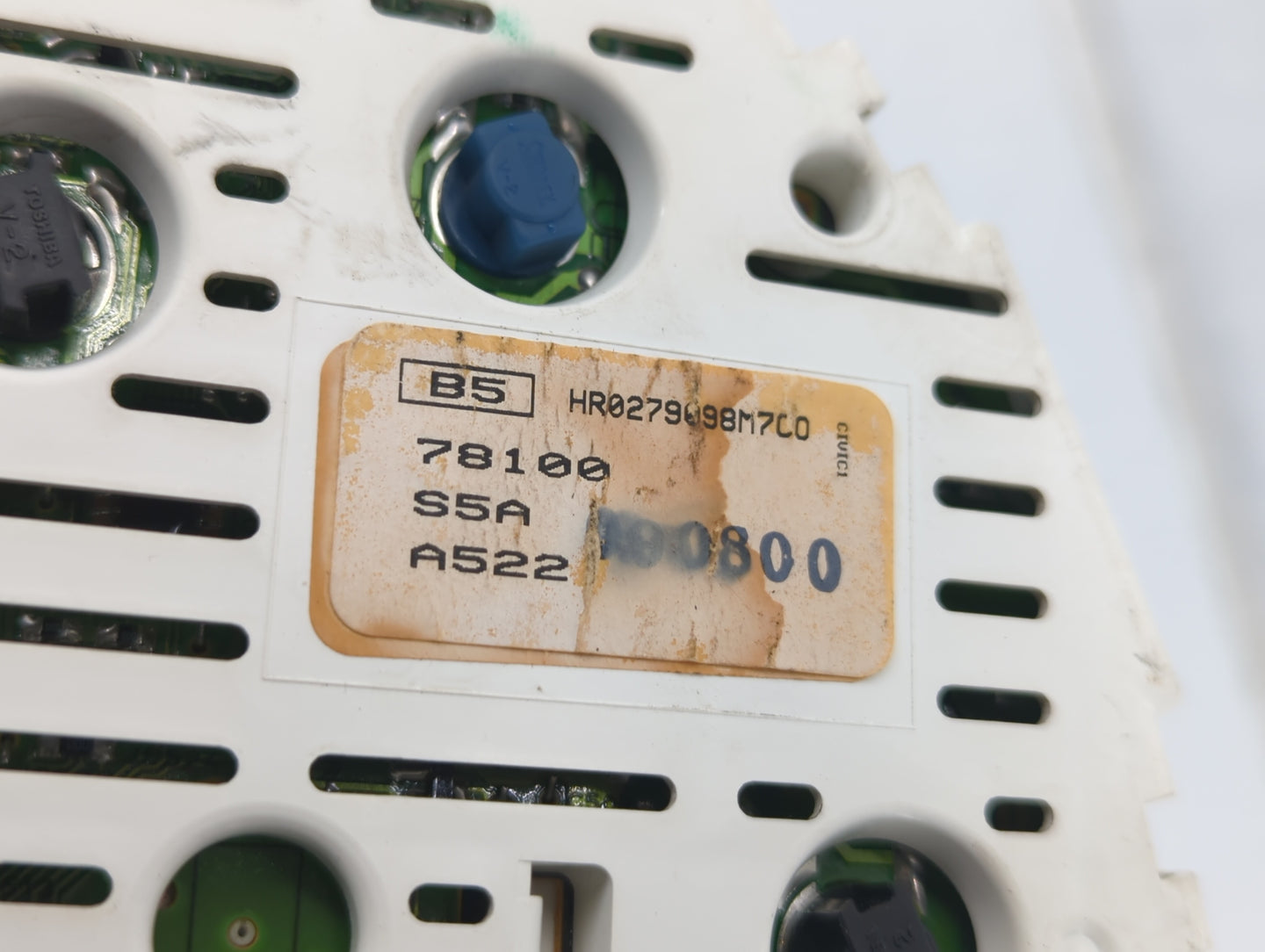 2001-2002 Honda Civic Instrument Cluster Speedometer Gauges Fits 2001 2002 OEM Used Auto Parts - Oemusedautoparts1.com