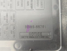 2011 Mazda 3 Fusebox Fuse Box Panel Relay Module P/N:BBM6-66761 BBM5-66761 Fits OEM Used Auto Parts