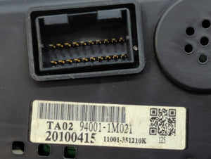 2010 Kia Forte Instrument Cluster Speedometer Gauges P/N:94001-1M061 94001-1M021 Fits OEM Used Auto Parts