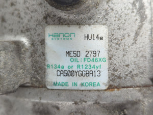 2017-2019 Kia Cadenza Air Conditioning A/c Ac Compressor Oem