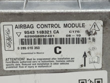 2009-2009 Ford Focus Chassis Control Module Ccm Bcm Body Control