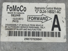 2014-2016 Kia Forte Chassis Control Module Ccm Bcm Body Control