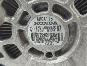 2019-2022 Honda Hr-V Alternator Replacement Generator Charging Assembly Engine OEM P/N:A5TJ0891ZC AHGA115 Fits 2019 2020 2021 2022 OEM Used Auto Parts