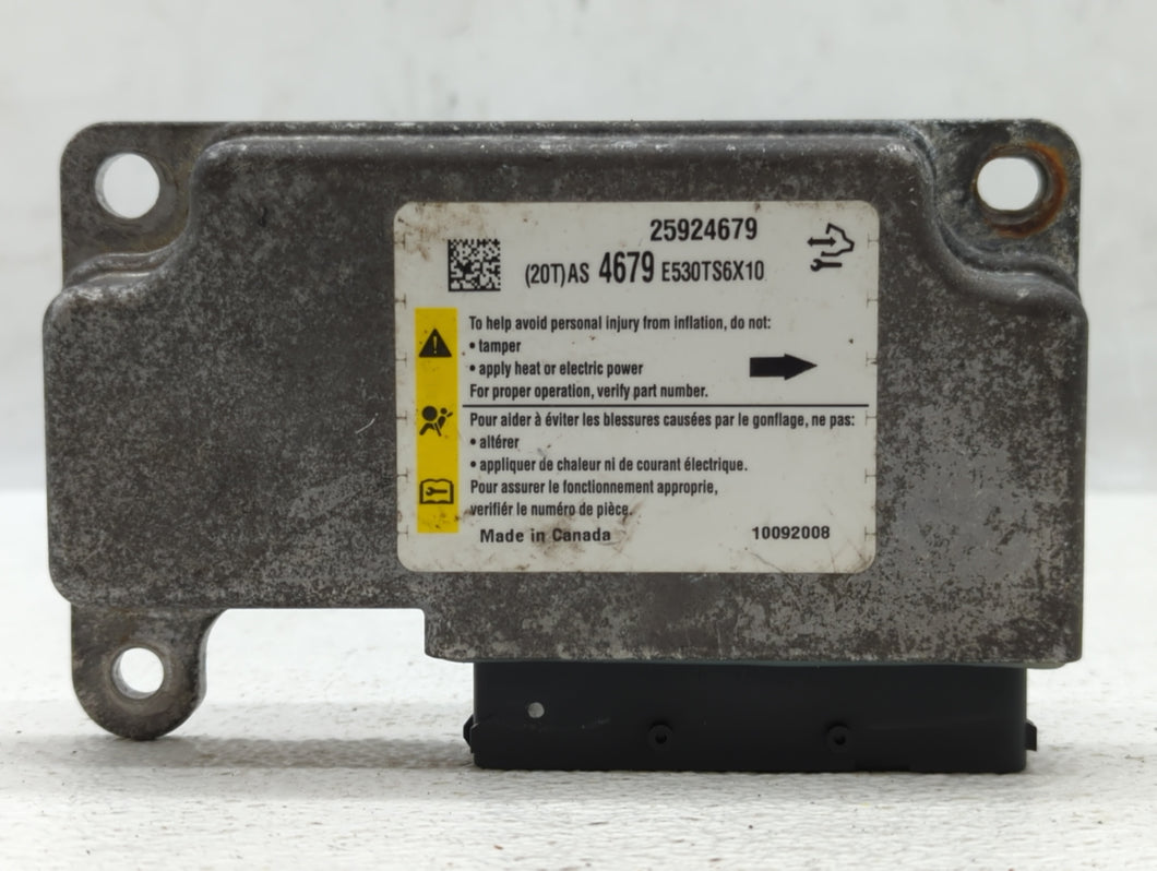 2009-2009 Gmc Acadia Chassis Control Module Ccm Bcm Body Control 25924679