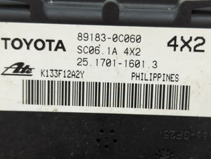 2007-2018 Toyota Tundra Chassis Control Module Ccm Bcm Body Control