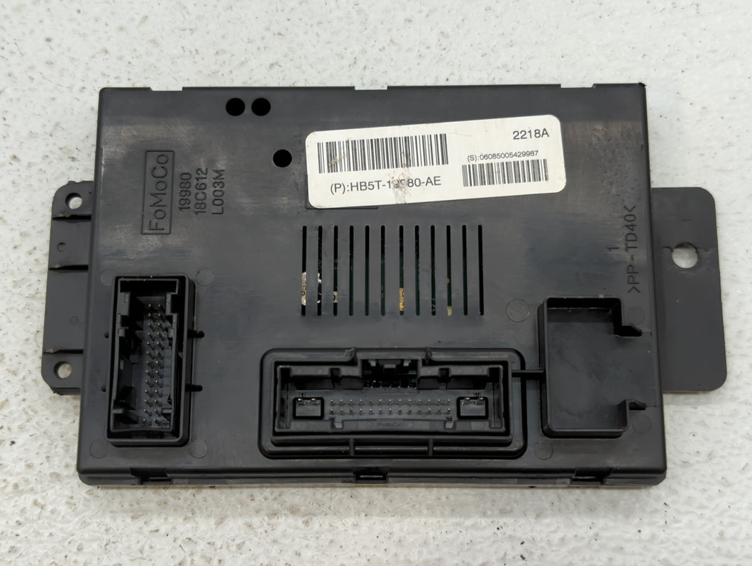 2018-2019 Ford Explorer Chassis Control Module Ccm Bcm Body Control