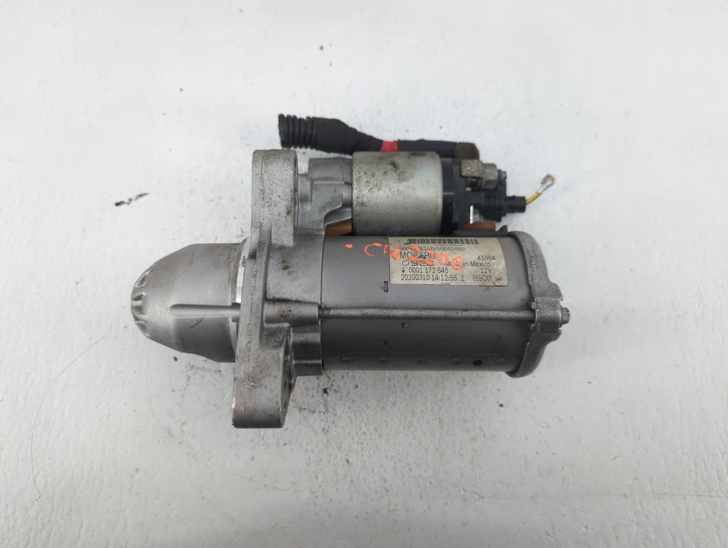 2017-2020 Jeep Compass Car Starter Motor Solenoid OEM P/N:0001 172 646 Fits 2017 2018 2019 2020 2021 2022 OEM Used Auto Parts