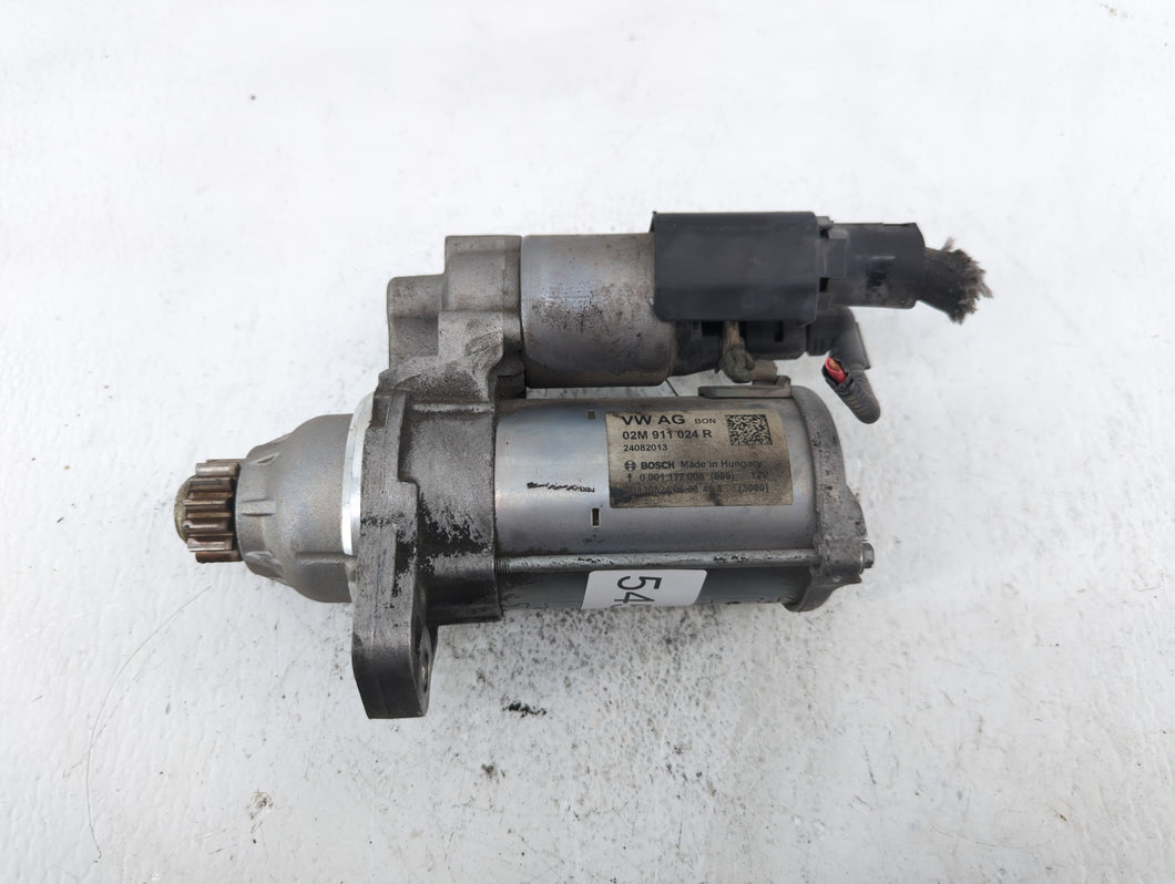 2014-2020 Volkswagen Passat Car Starter Motor Solenoid OEM P/N:02M 911 024 R Fits 2014 2015 2016 2017 2018 2019 2020 2021 2022 OEM Used Auto Parts