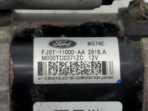 2013-2020 Lincoln Mkz Car Starter Motor Solenoid OEM P/N:M000TC0371ZC FJ5T-11000-AA Fits OEM Used Auto Parts