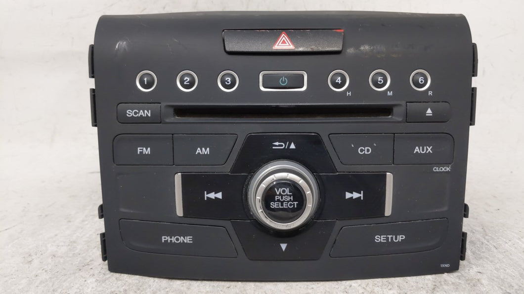 2015-2016 Honda Cr-V Radio AM FM Cd Player Receiver Replacement Fits 2015 2016 OEM Used Auto Parts