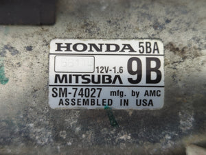 2016-2021 Honda Civic Car Starter Motor Solenoid OEM P/N:SM-74027 Fits 2016 2017 2018 2019 2020 2021 OEM Used Auto Parts