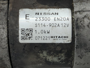 2007-2008 Nissan Versa Car Starter Motor Solenoid OEM P/N:S114-902A 23300 EN20A Fits 2007 2008 OEM Used Auto Parts