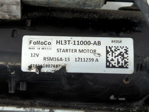 2017 Ford F-150 Car Starter Motor Solenoid OEM P/N:HL3T-11000-AB Fits OEM Used Auto Parts